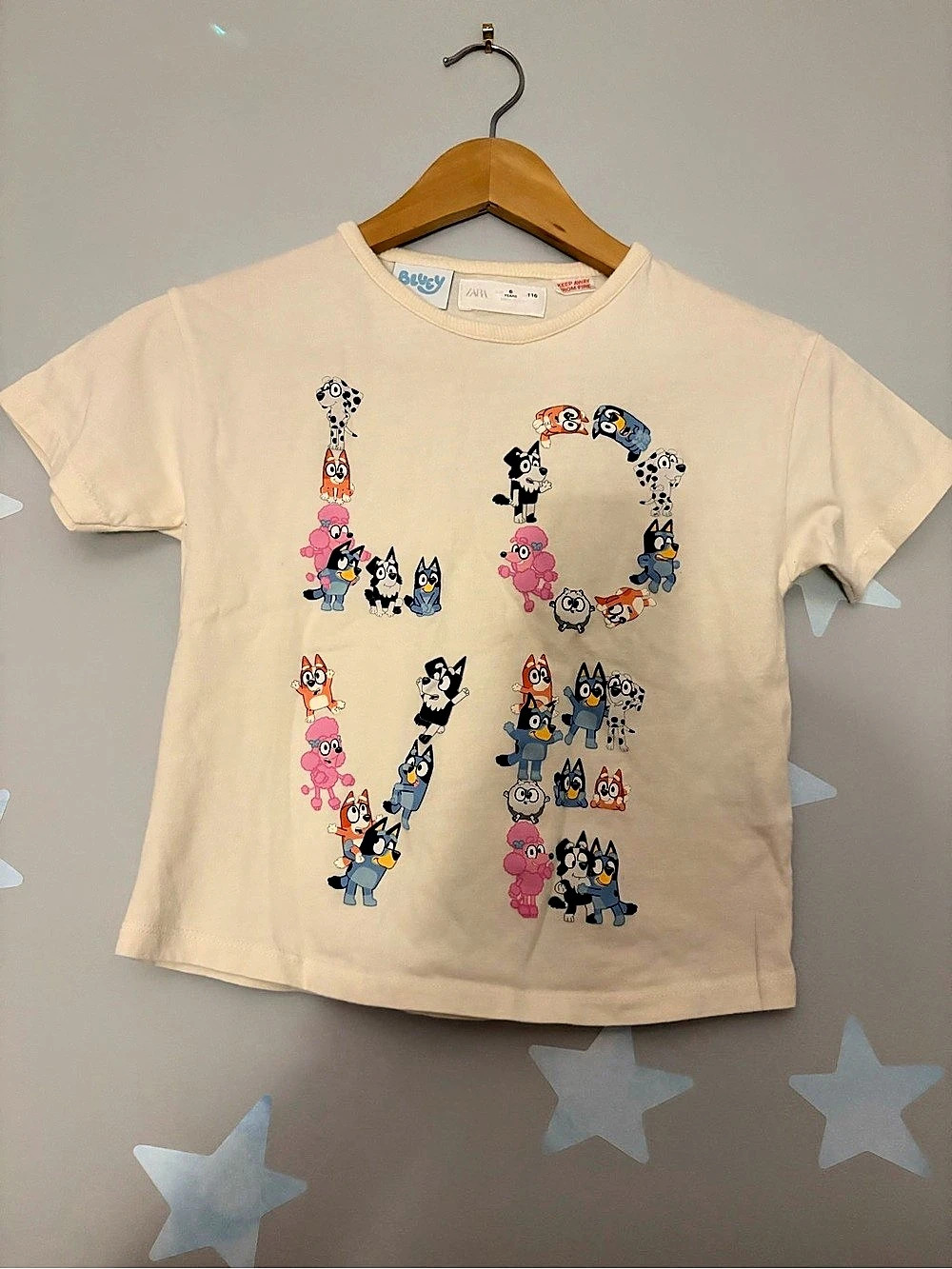 BWEY Girls Graphic Short Sleeve Tee Size 6 Years